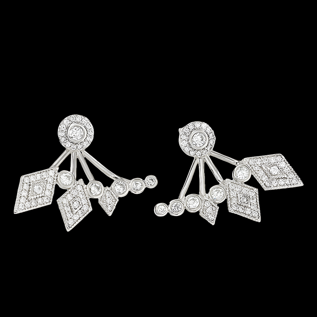 Geometric stud earrings