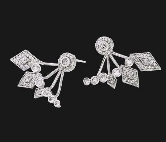 Geometric stud earrings