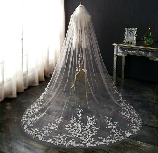 3.5 meters cathedral veil