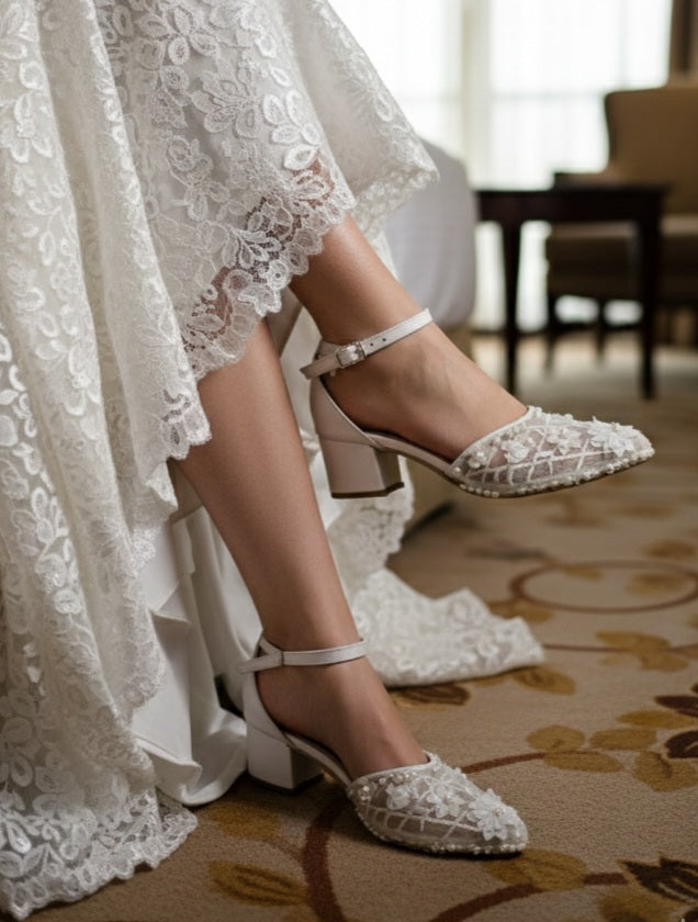 Flowers and pearls