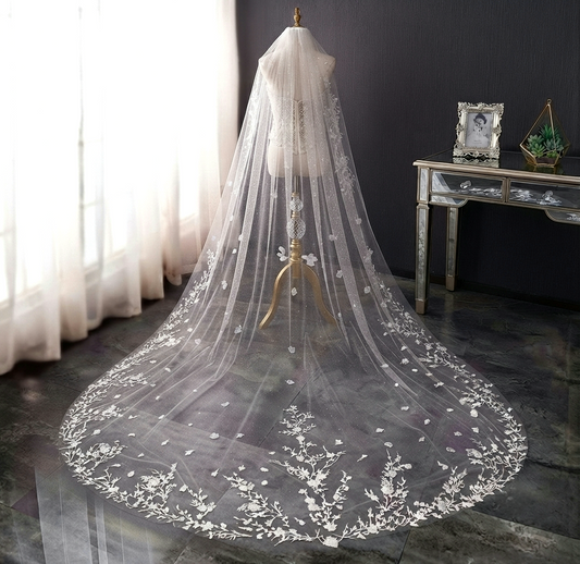 3.5 meters cathedral veil