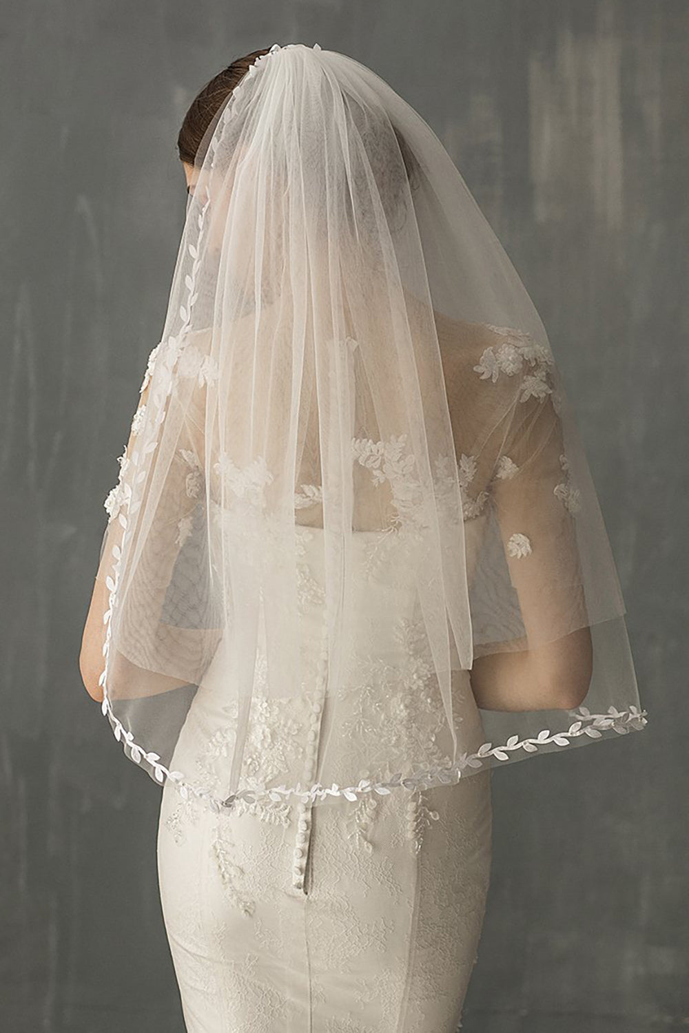 One layer short veil