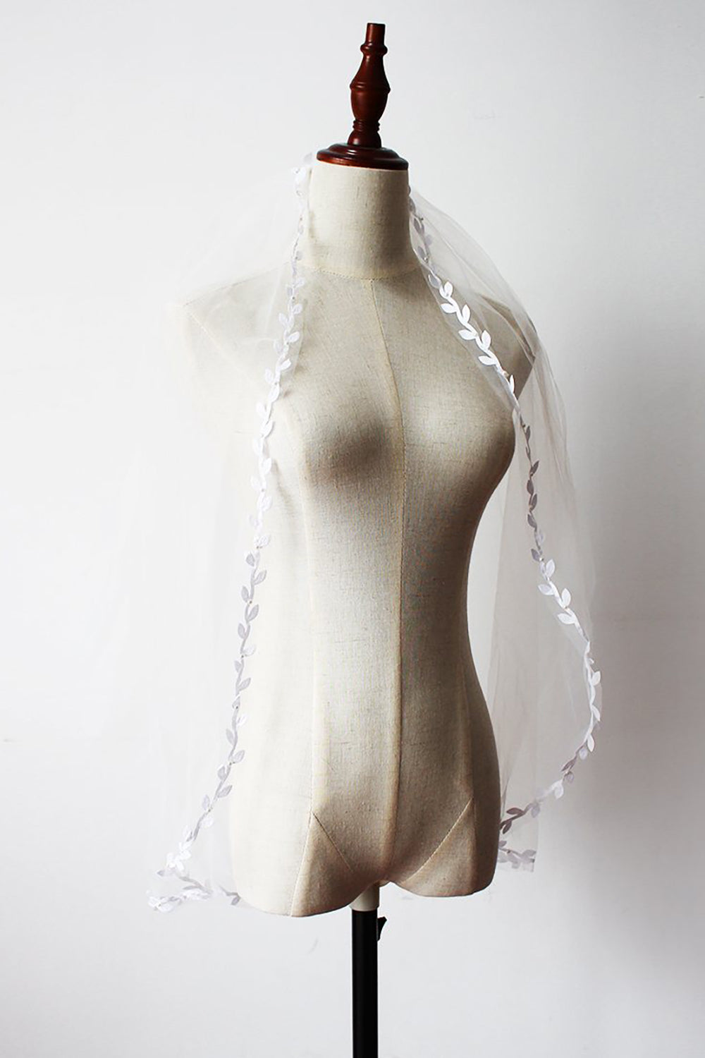 One layer short veil