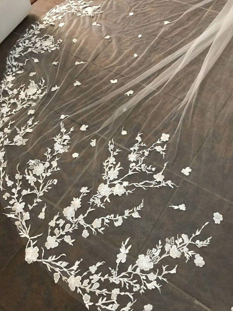 3.5 meters cathedral veil