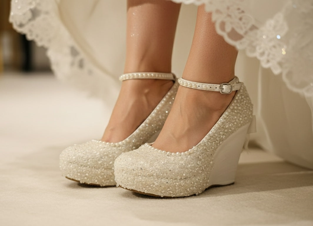 Beaded Wedge