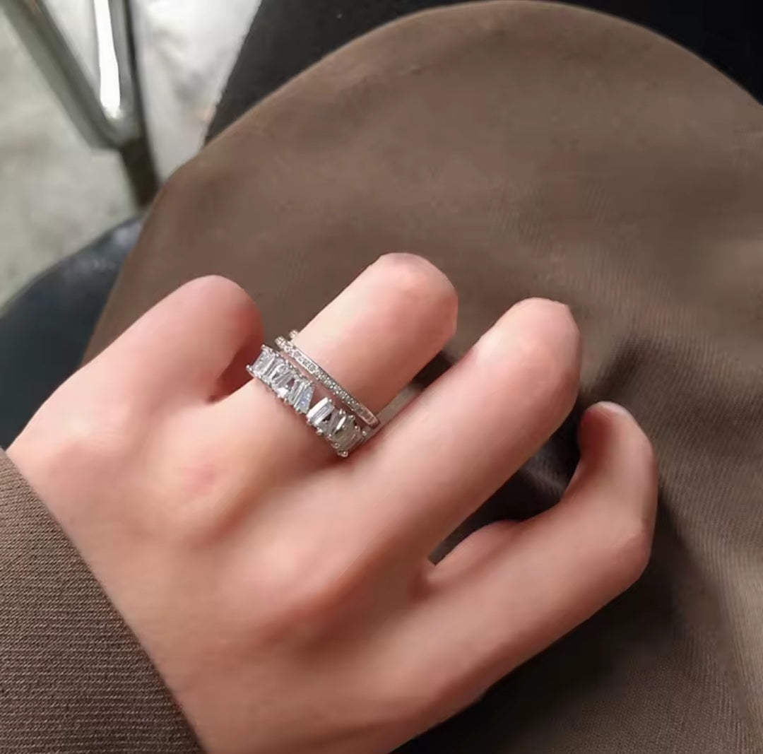 2 layers open ring